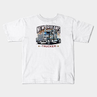 New Orleans Trucker Kids T-Shirt